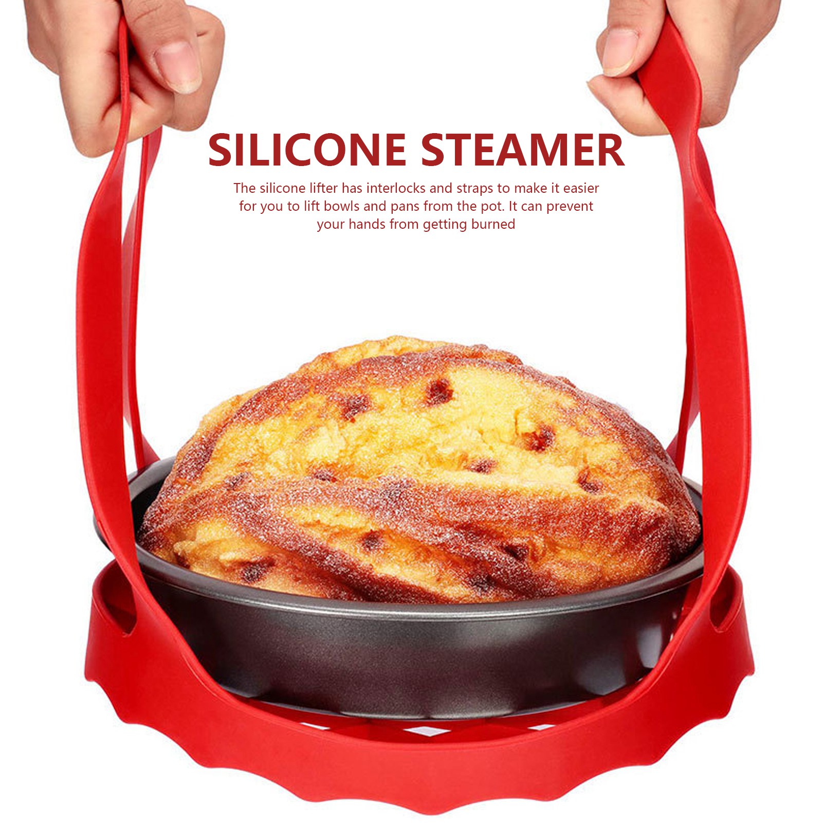 Silicone Steamer Basket - 4 قطعة مجموعة أدوات المطبخ سيليكون