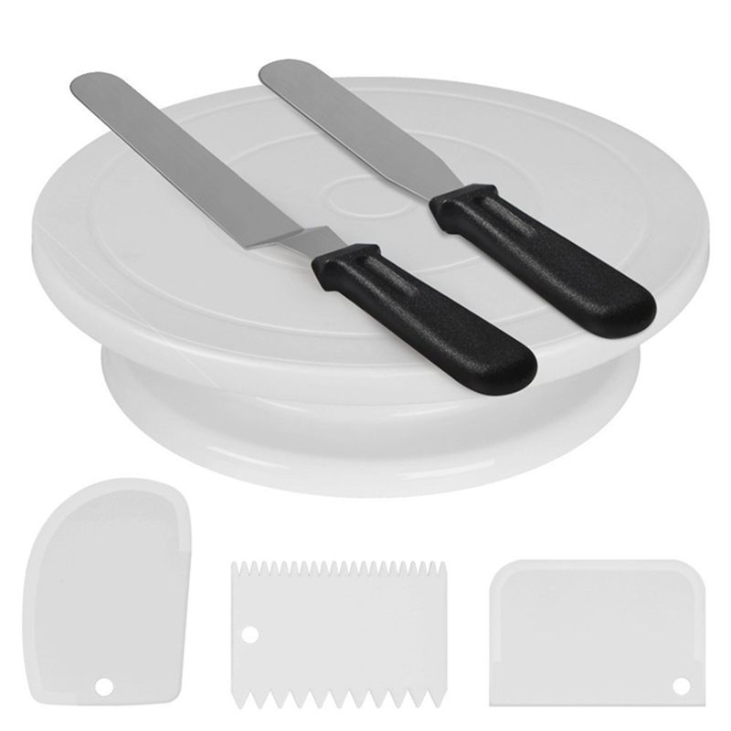 Cake Decorating Turntable - مجموعة تزيين الكيك J1UL1N: طبق دوار