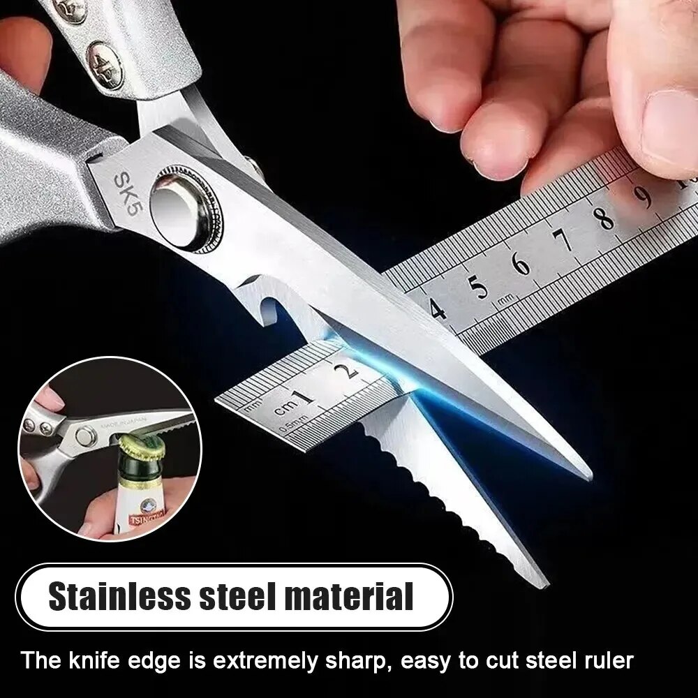 Kitchen Gadgets Plus - مقص مطبخ من الفولاذ المقاوم للصدأ