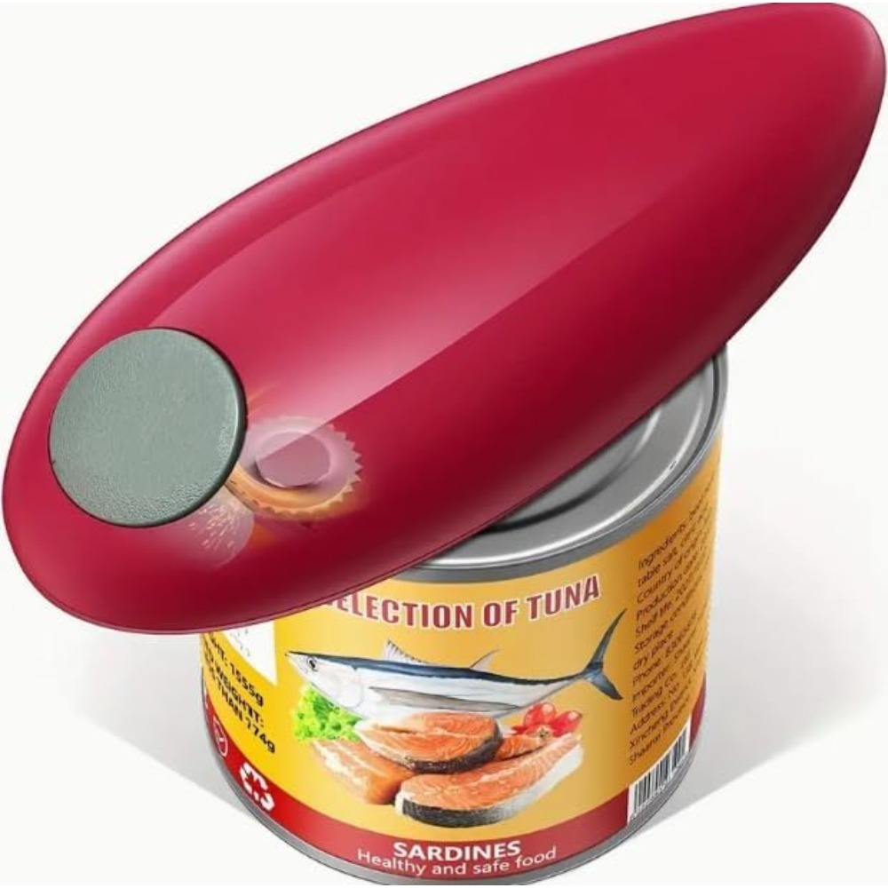 Electric Can Opener - فتاحة علب كهربائية أوتوماتيكية بحافة ناعمة