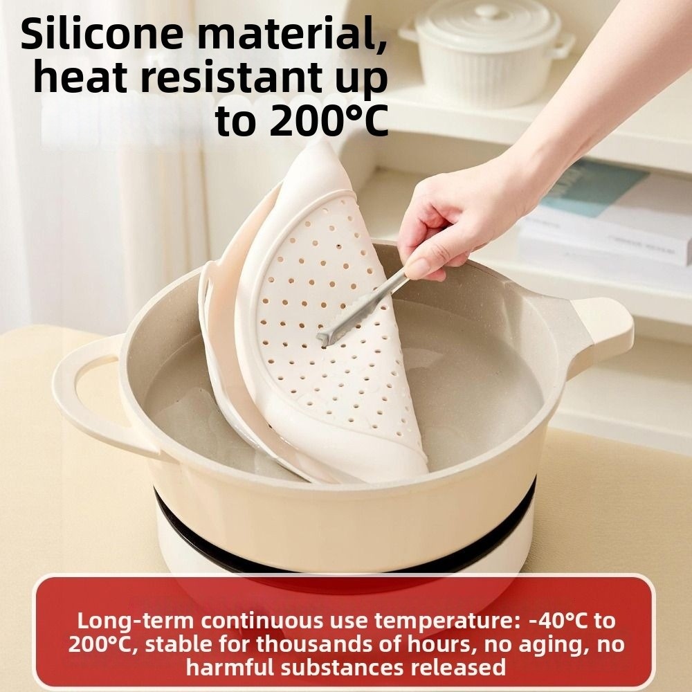 Silicone Steamer Basket - سلة تبخير سيليكون غير لاصقة مقاومة