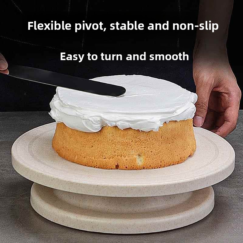 Cake Decorating Turntable - طقم تزيين الكيك الكامل للاستخدام المنزلي،