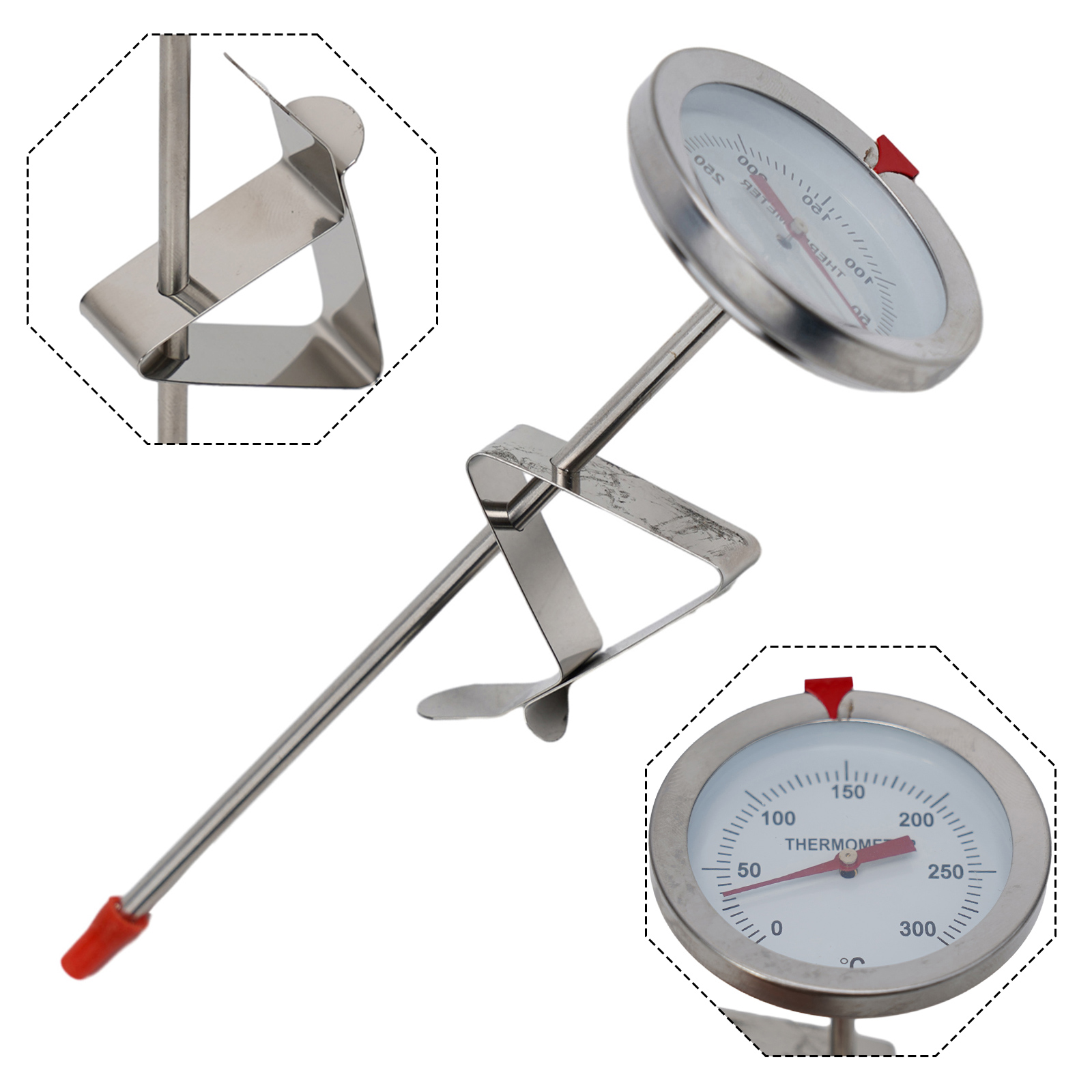 Kitchen Home Gadgets - الفولاذ المقاوم للصدأ التحقيق ميزان الحرارة