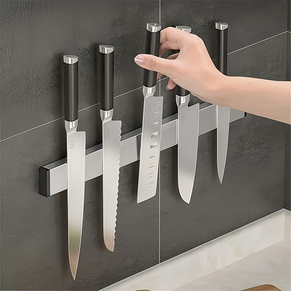 Magnetic Knife Strip - 1 قطعة حامل سكاكين مغناطيسي للجدار