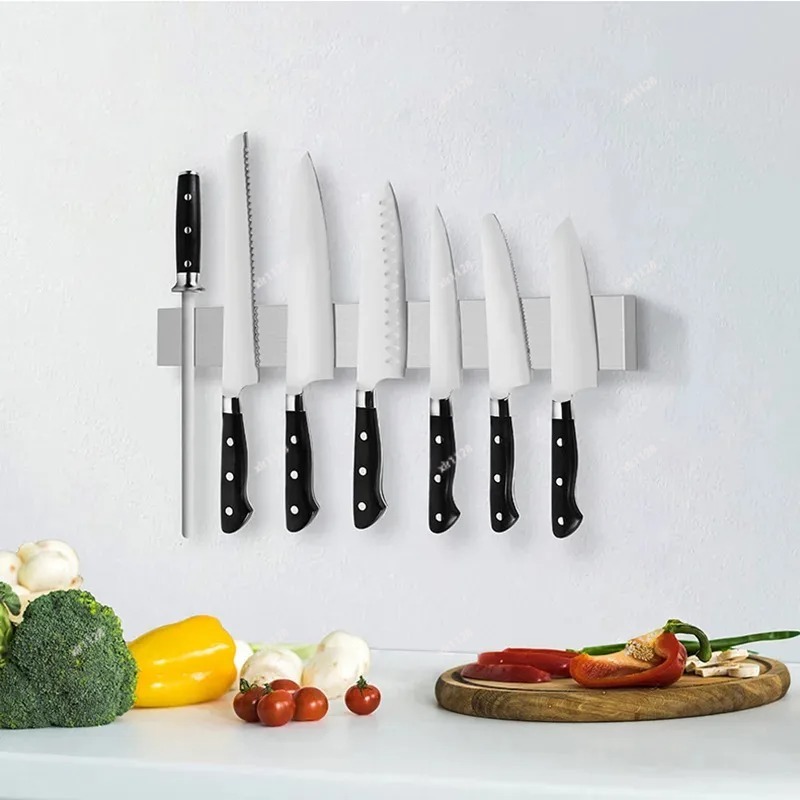 Magnetic Knife Strip - حامل سكاكين مغناطيسي مثبت على الحائط،
