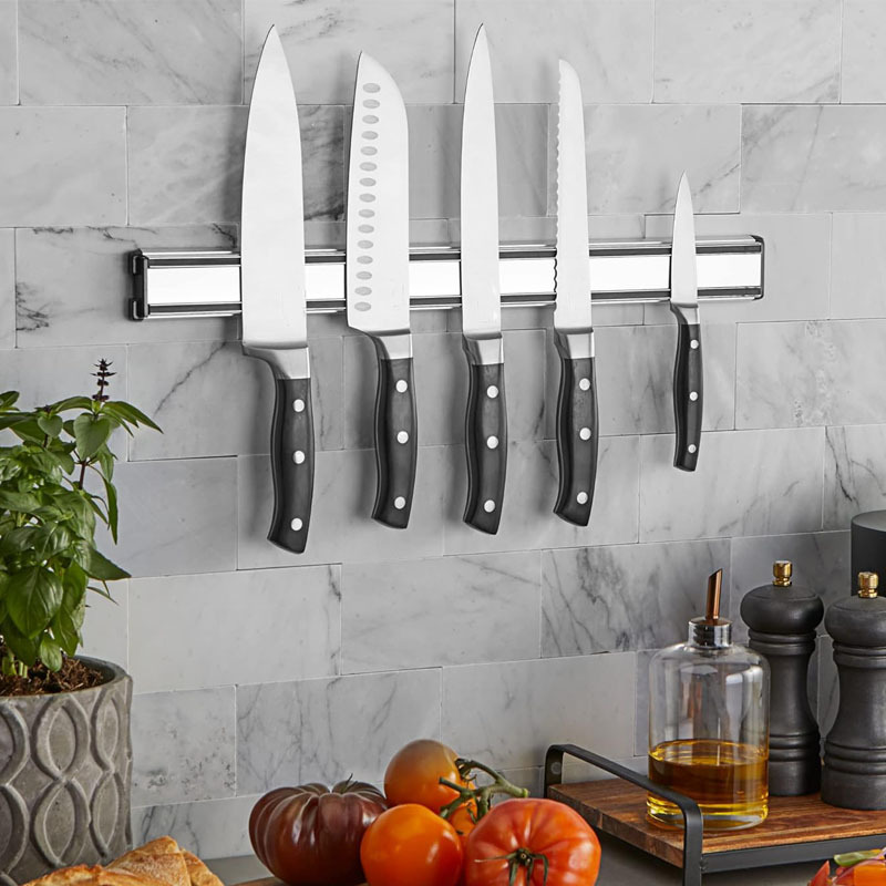 Magnetic Knife Strip - حامل سكاكين مغناطيسي من الألومنيوم يثبت