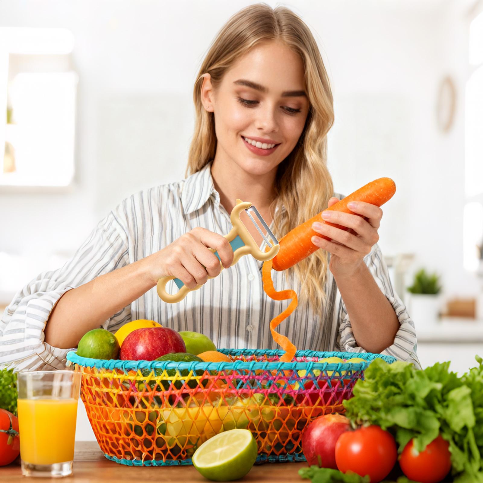 مقشرة الخضار المحمولة باليد، أ - مراجعة Kitchen Gadgets For Men وسعره