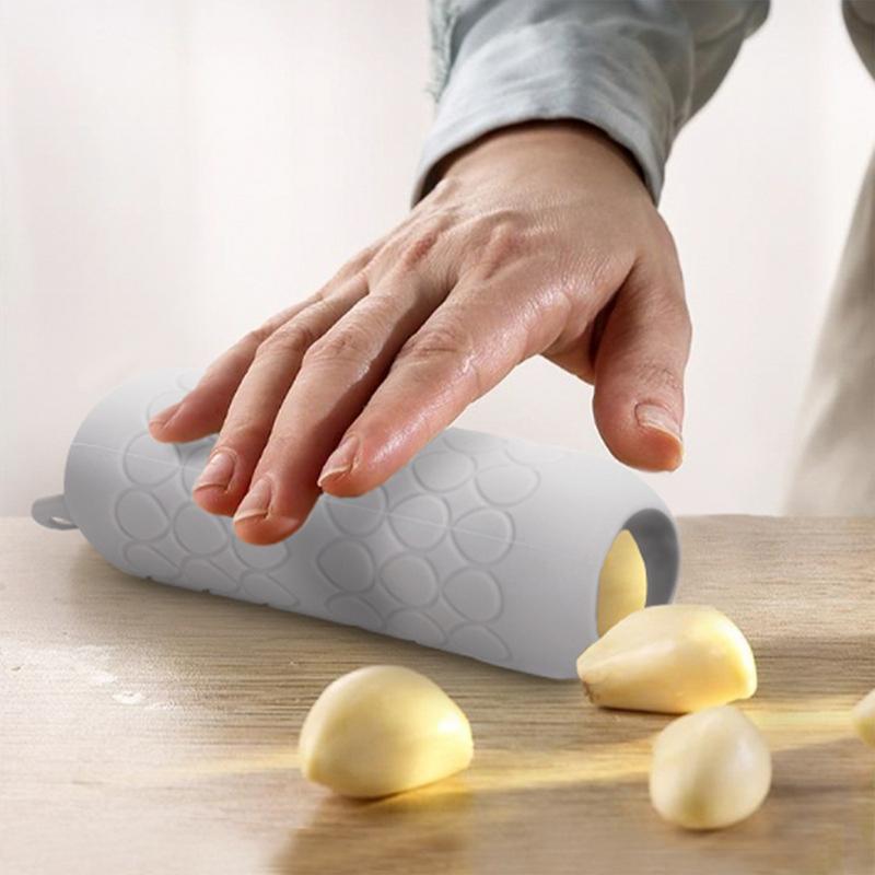 أنبوب مقشرة الثوم سيليكون سريع - مراجعة Kitchen Gadgets Garlic وسعره
