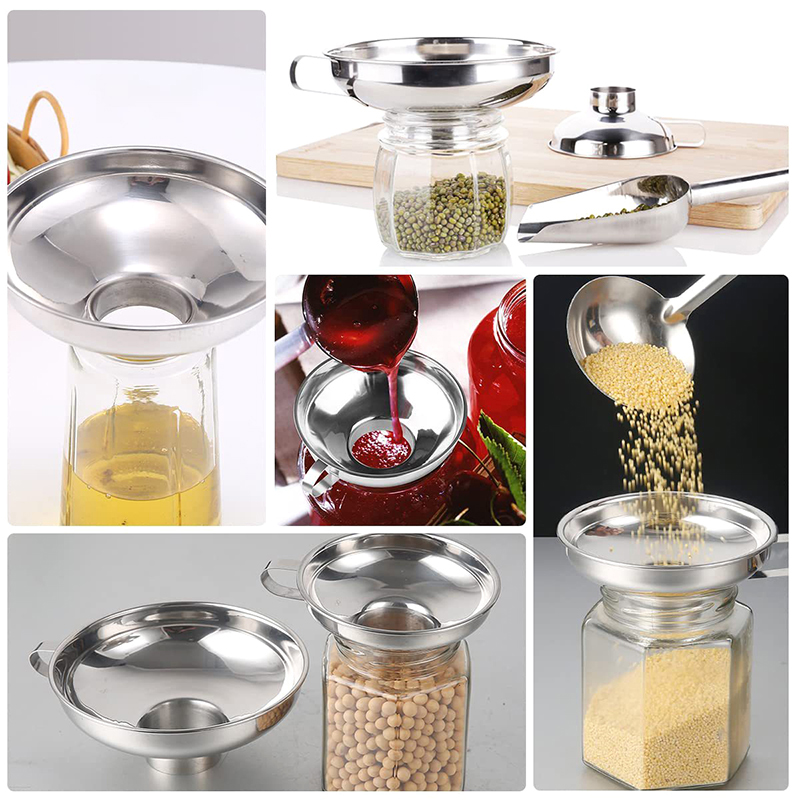 قمع تعبئة وتصفية من الفولاذ ال - مراجعة Kitchen Gadgets Popular وسعره