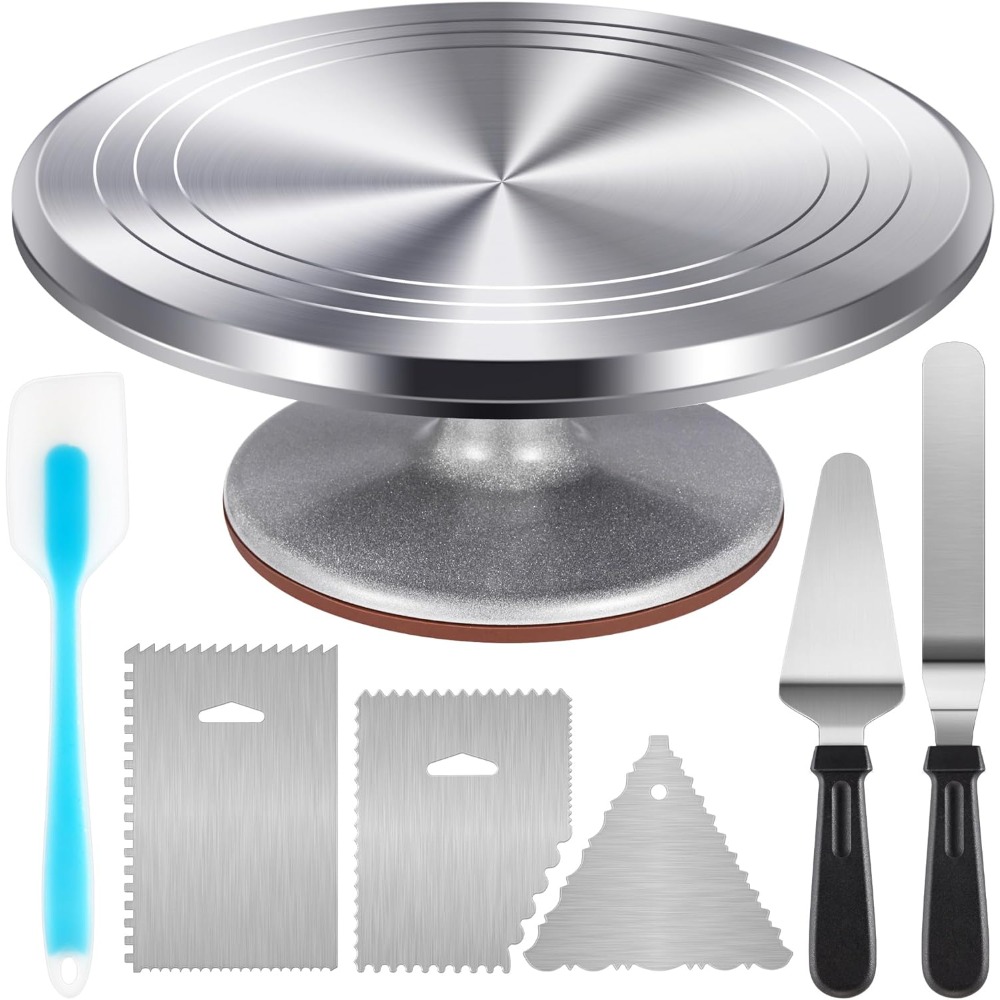 مجموعة أقراص دوارة للكيك من ال - مراجعة Cake Decorating Turntable وسعره