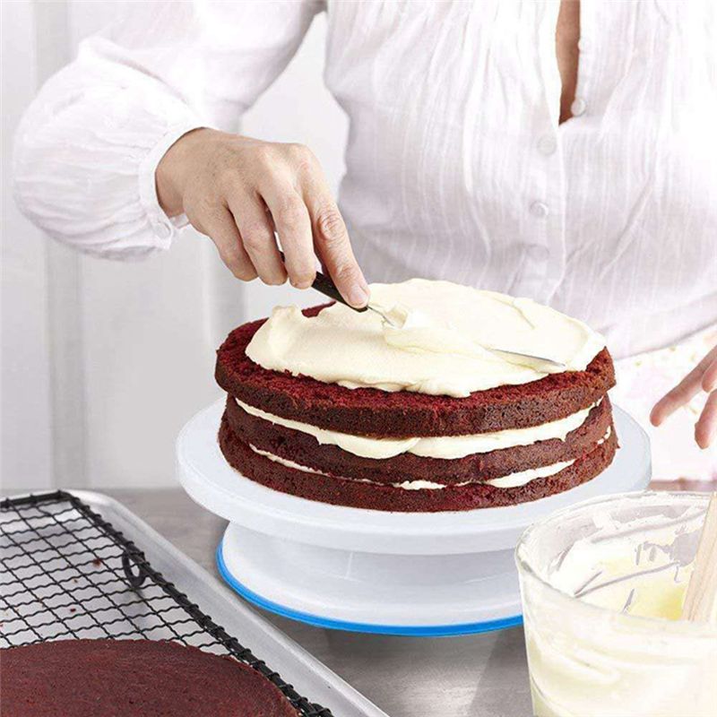 مجموعة تزيين الكيك J1UL1N: طبق - مراجعة Cake Decorating Turntable وسعره