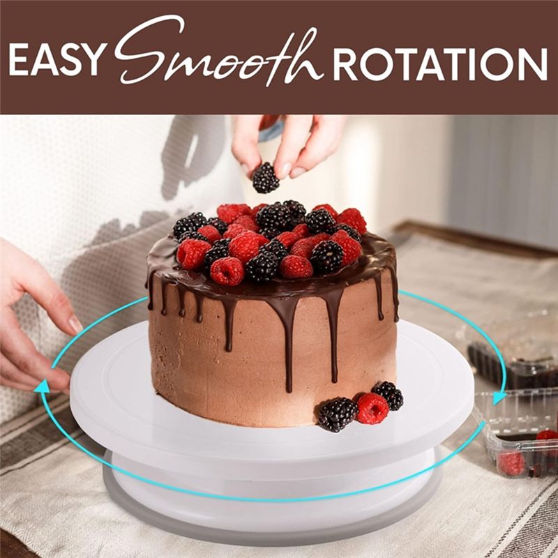 مجموعة تزيين الكيك J1UL1N: طبق - مراجعة Cake Decorating Turntable وسعره