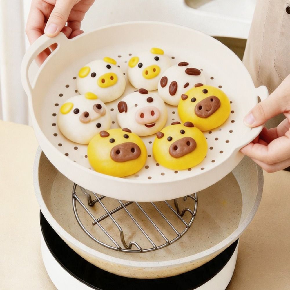 سلة تبخير سيليكون غير لاصقة مق - مراجعة Silicone Steamer Basket وسعره