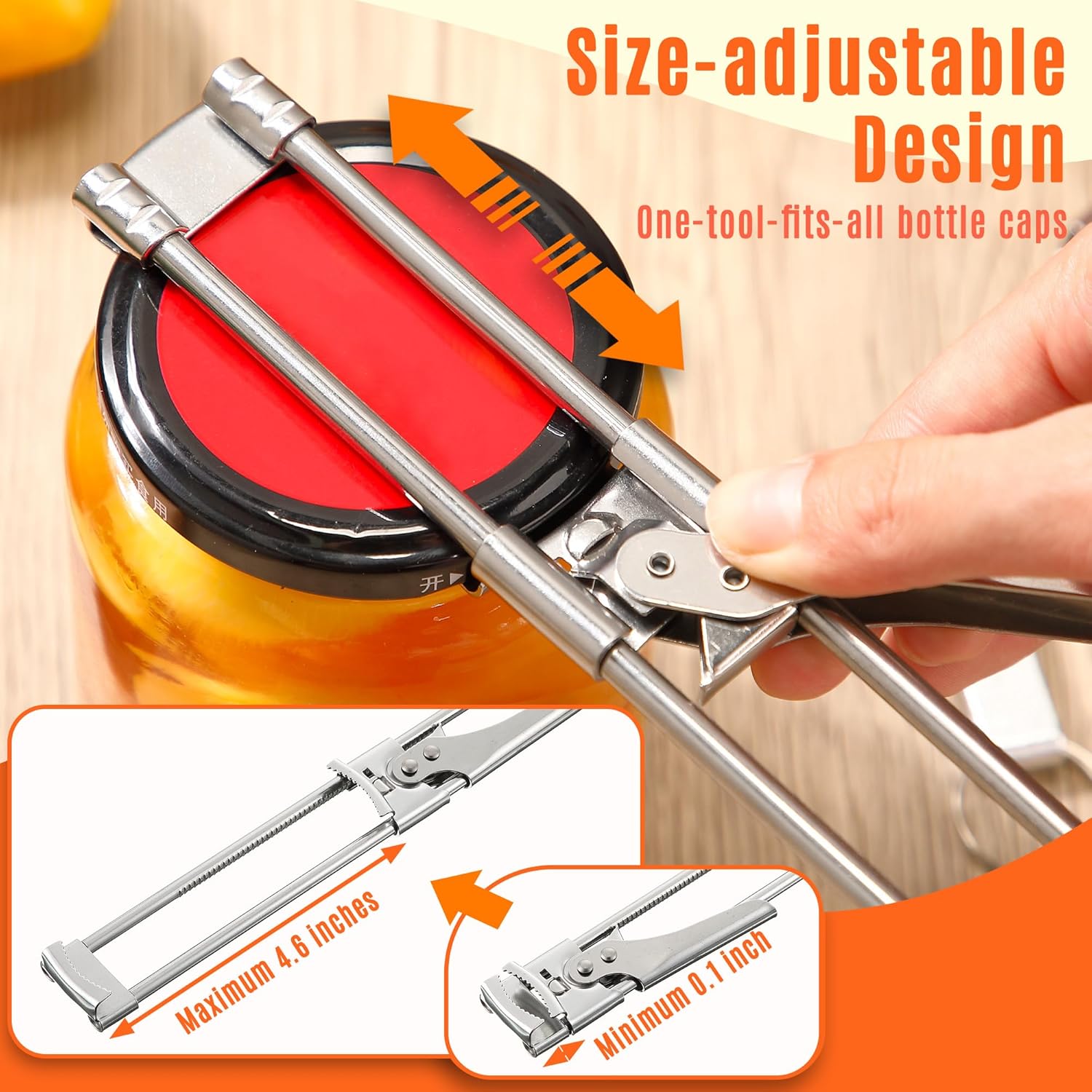 فتاحة جرة من الفولاذ المقاوم ل - مراجعة Kitchen Gadgets For Men وسعره
