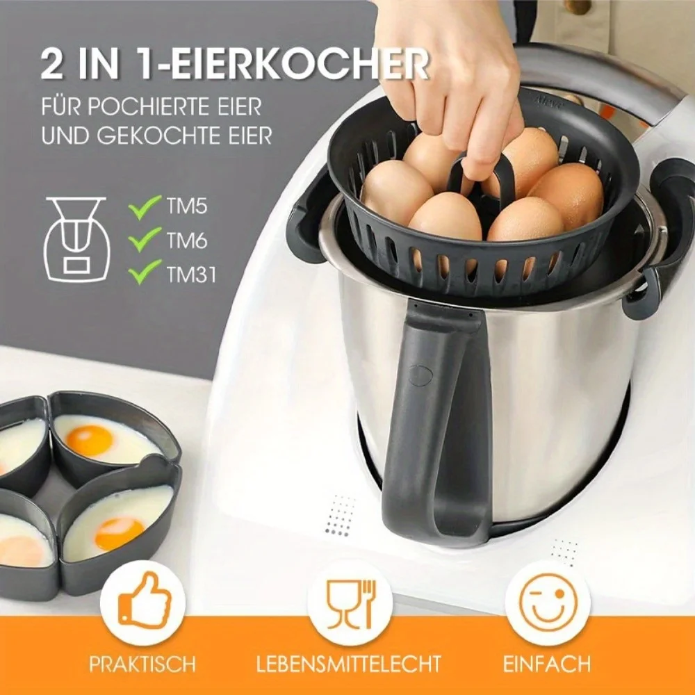 1 قطعة حامل البيض اثنين في واح - مراجعة Kitchen Gadgets Thermomix وسعره