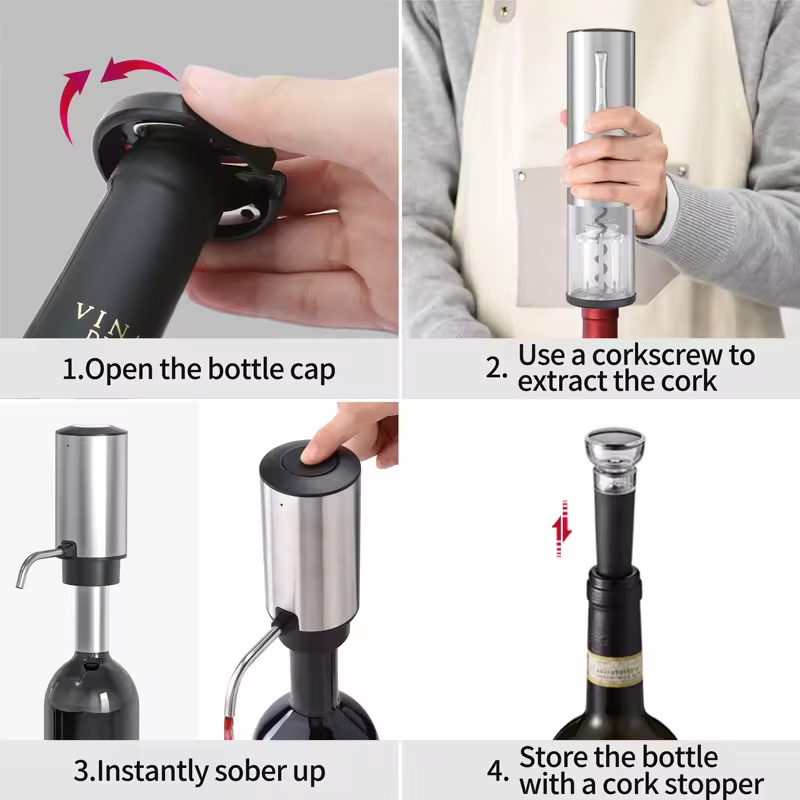 2024 تصميم جديد 4 في 1 ليثيوم  - مراجعة Electric Can Opener وسعره