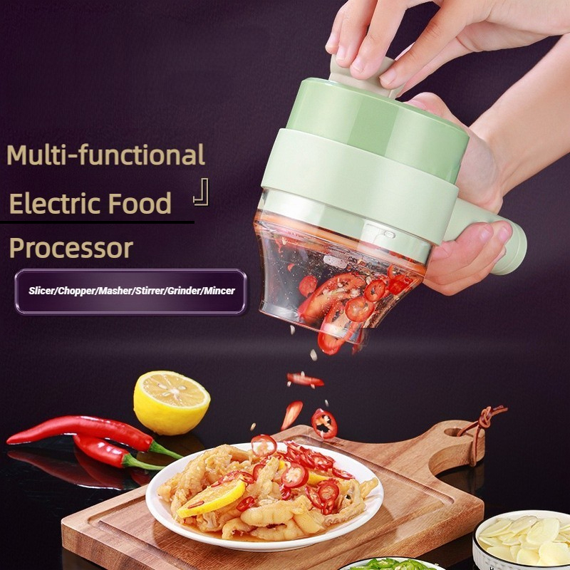 محضر طعام كهربائي لاسلكي قطاعة - مراجعة Kitchen Gadgets Garlic وسعره
