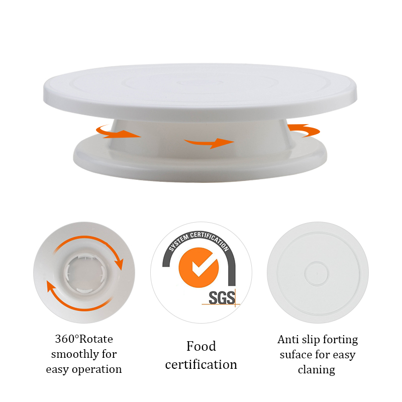 قرص دوار للكعك من البلاستيك FA - مراجعة Cake Decorating Turntable وسعره