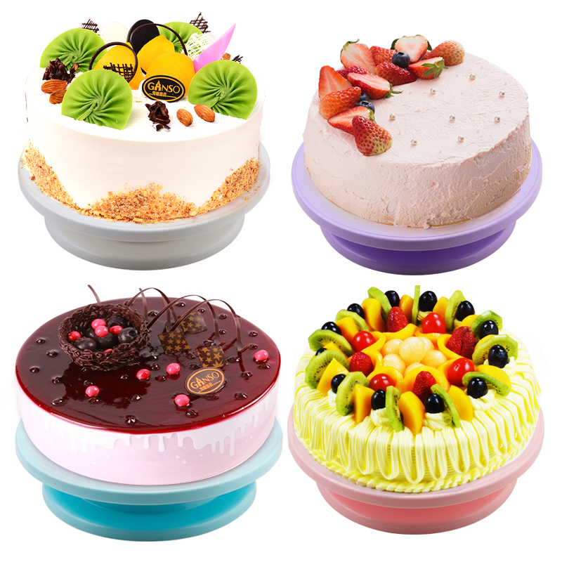 قرص دوار للكعك من البلاستيك FA - مراجعة Cake Decorating Turntable وسعره