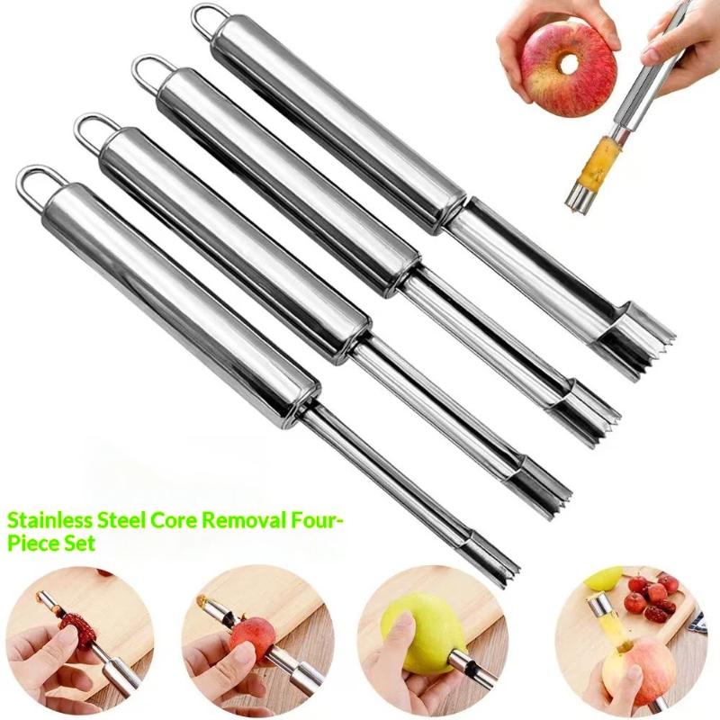 4 قطع أداة إزالة نواة الفاكهة  - مراجعة Kitchen Home Gadgets وسعره
