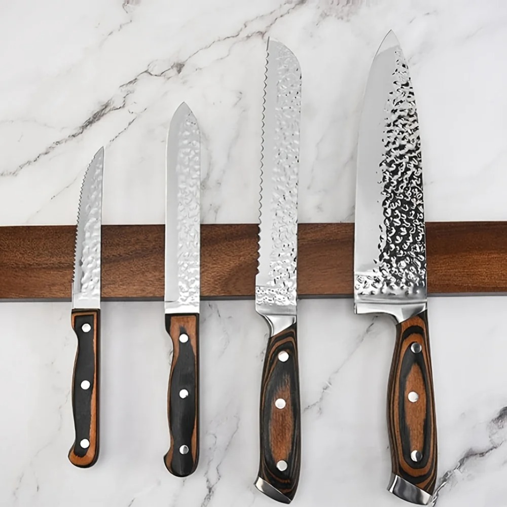 حامل سكاكين من خشب الجوز - شري - مراجعة Magnetic Knife Strip وسعره
