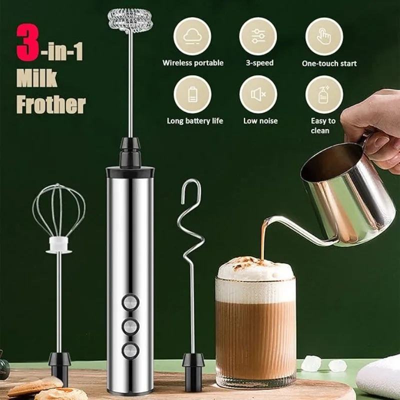 خلاط حليب كهربائي محمول 3 في 1 - مراجعة Kitchen Home Gadgets وسعره