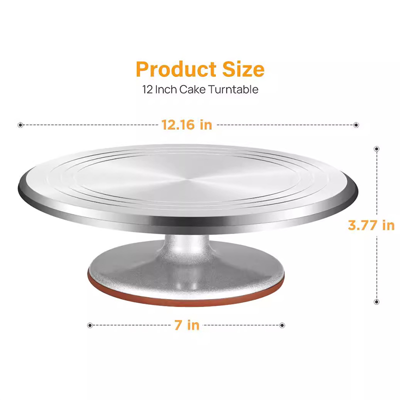 قرص دوار لتزيين الكيك مقاس 12  - مراجعة Cake Decorating Turntable وسعره