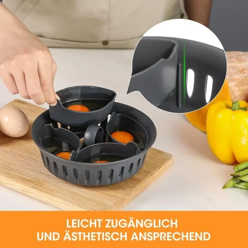 رف البيض وصينية طهي البيض لأجه - مراجعة Kitchen Gadgets Thermomix وسعره