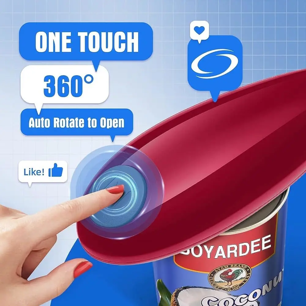 فتاحة علب كهربائية فتاحة زجاجا - مراجعة Electric Can Opener وسعره