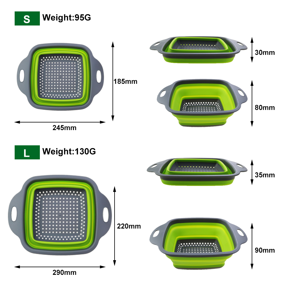 2in 1 طوي سيليكون استنزاف للفا - مراجعة Silicone Steamer Basket وسعره
