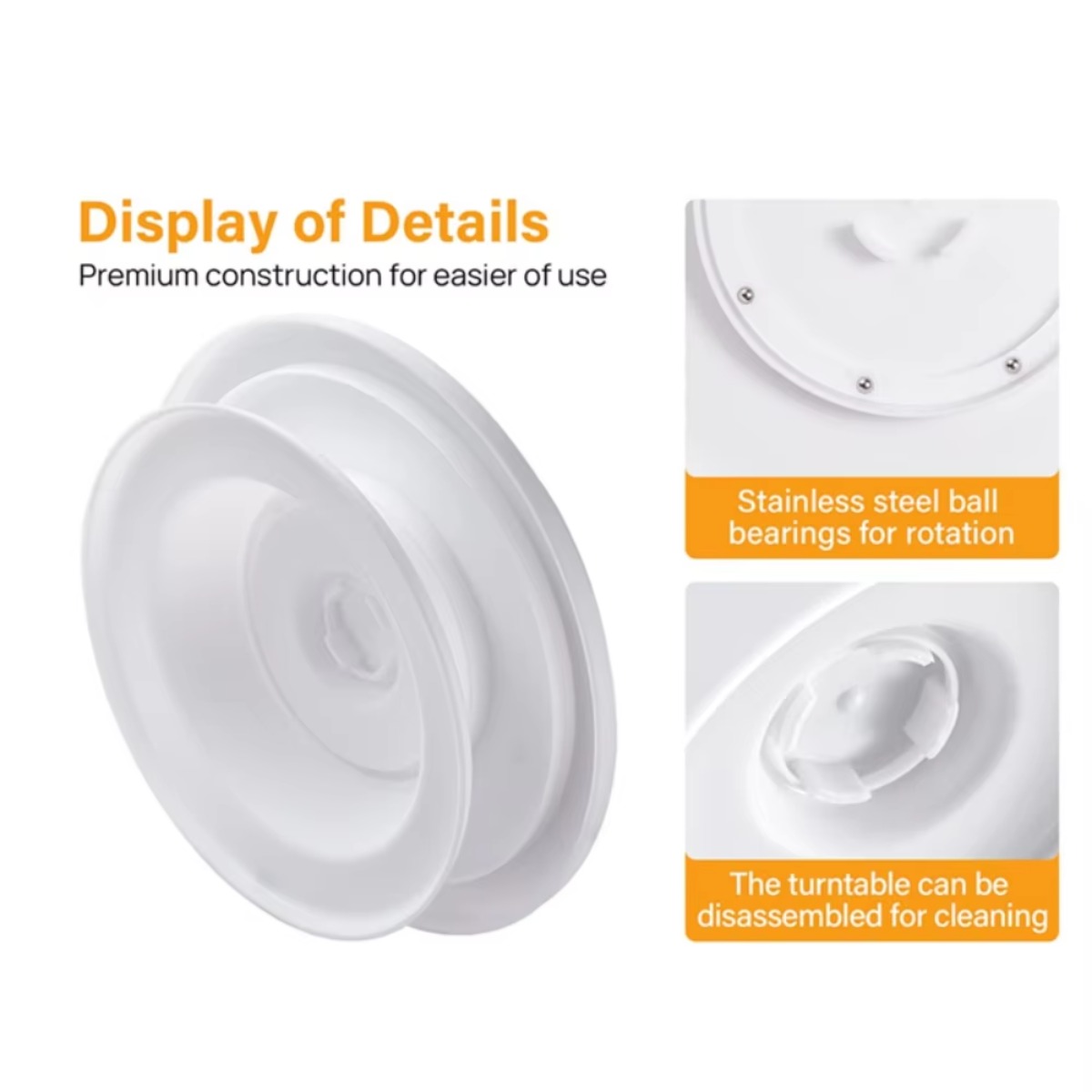 منصة دوارة ثابتة مضادة للانزلا - مراجعة Cake Decorating Turntable وسعره