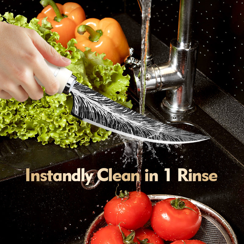 سكين نسيج جديد لعام 2025 مع غط - مراجعة Kitchen Gadgets Best Sellers 2025 وسعره