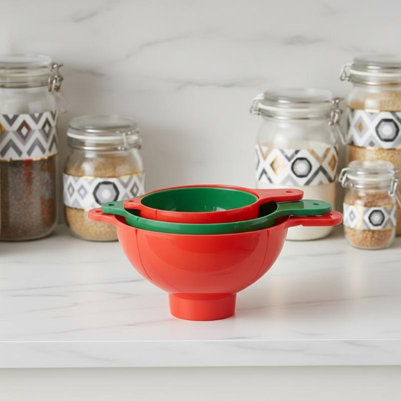 مجموعة من قطعتين: قمع بلاستيكي - مراجعة Kitchen Gadgets Popular وسعره