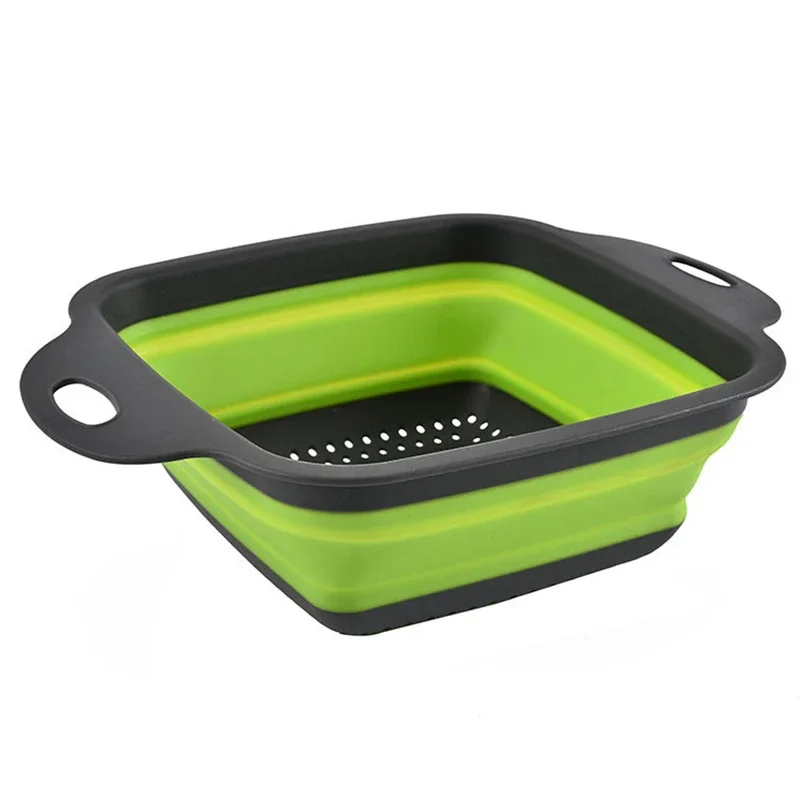 جديد طوي سلة غسيل الخضار الخضا - مراجعة Silicone Steamer Basket وسعره