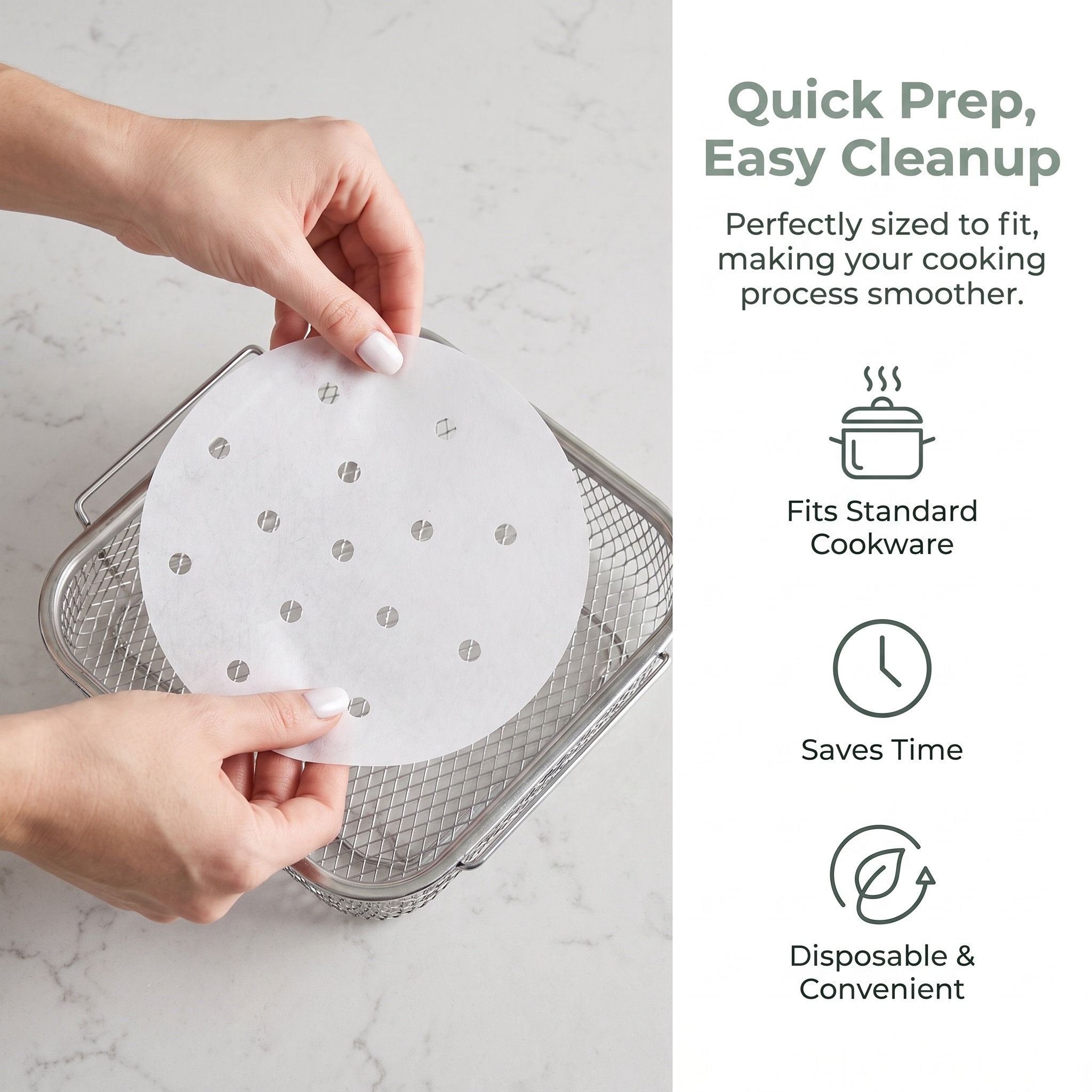 300 قطعة من بطانات الورق الدائ - مراجعة Silicone Steamer Basket وسعره