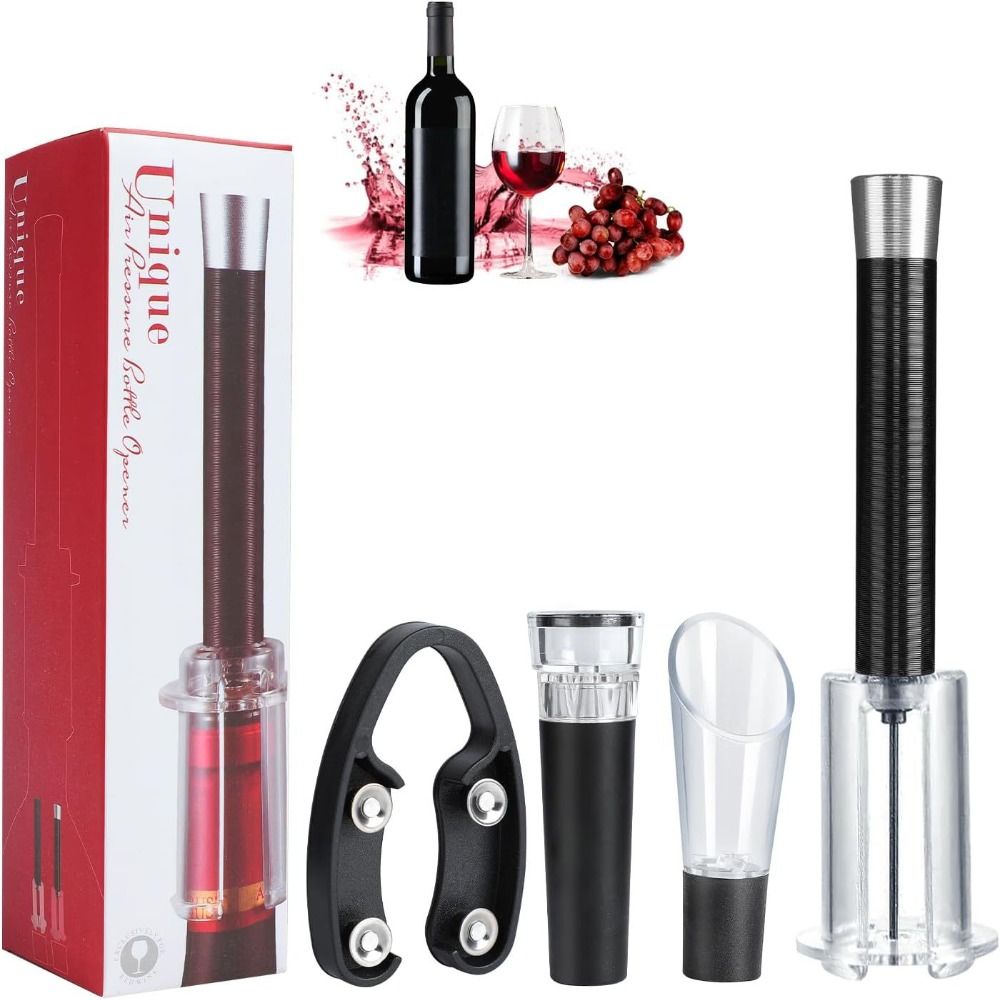 مجموعة أدوات فتح زجاجات النبيذ - مراجعة Kitchen Home Gadgets وسعره