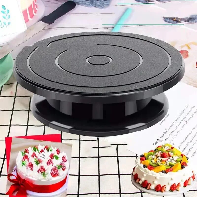 حامل تزيين كعك بلاستيكي ، قرص  - مراجعة Cake Decorating Turntable وسعره