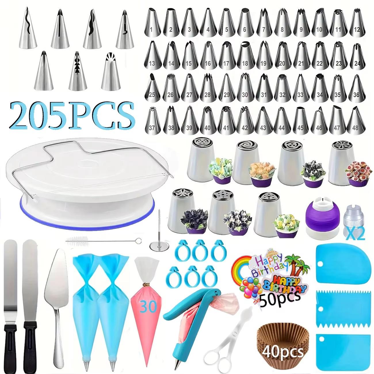 مجموعة تزيين الكيك مع طاولة دو - مراجعة Cake Decorating Turntable وسعره