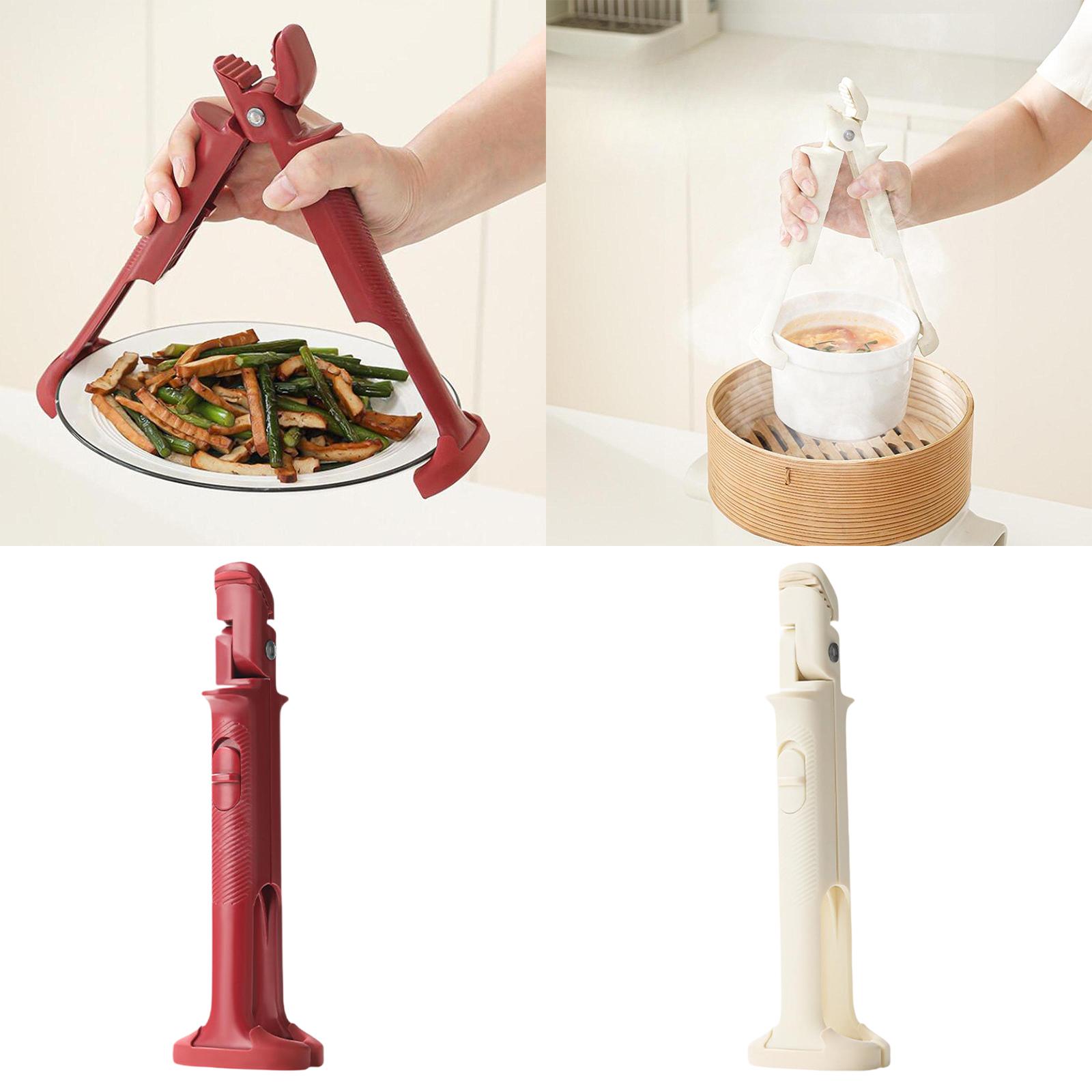 ملقط أطباق ساخنة غير قابل للان - مراجعة Kitchen Gadgets Holder وسعره