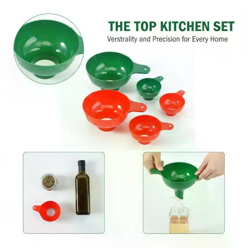 مجموعة من قطعتين: قمع بلاستيكي - مراجعة Kitchen Gadgets Popular وسعره