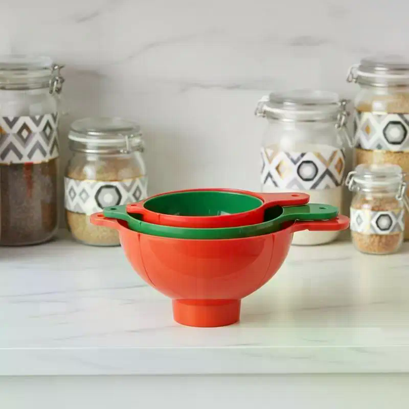 مجموعة من قطعتين: قمع بلاستيكي - مراجعة Kitchen Gadgets Popular وسعره
