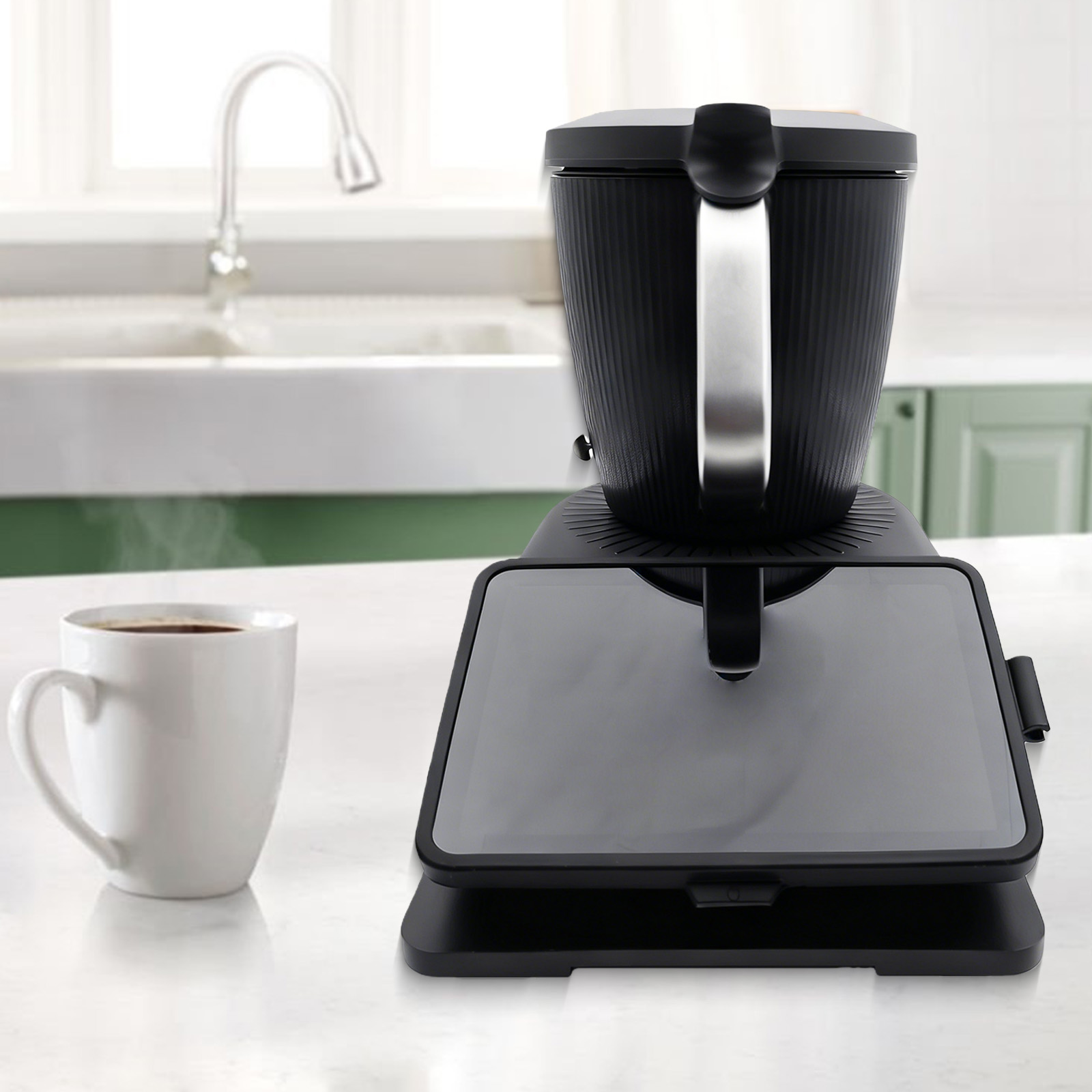 لوح منزلق Thermomix TM7 بعجلات - مراجعة Kitchen Gadgets Thermomix وسعره