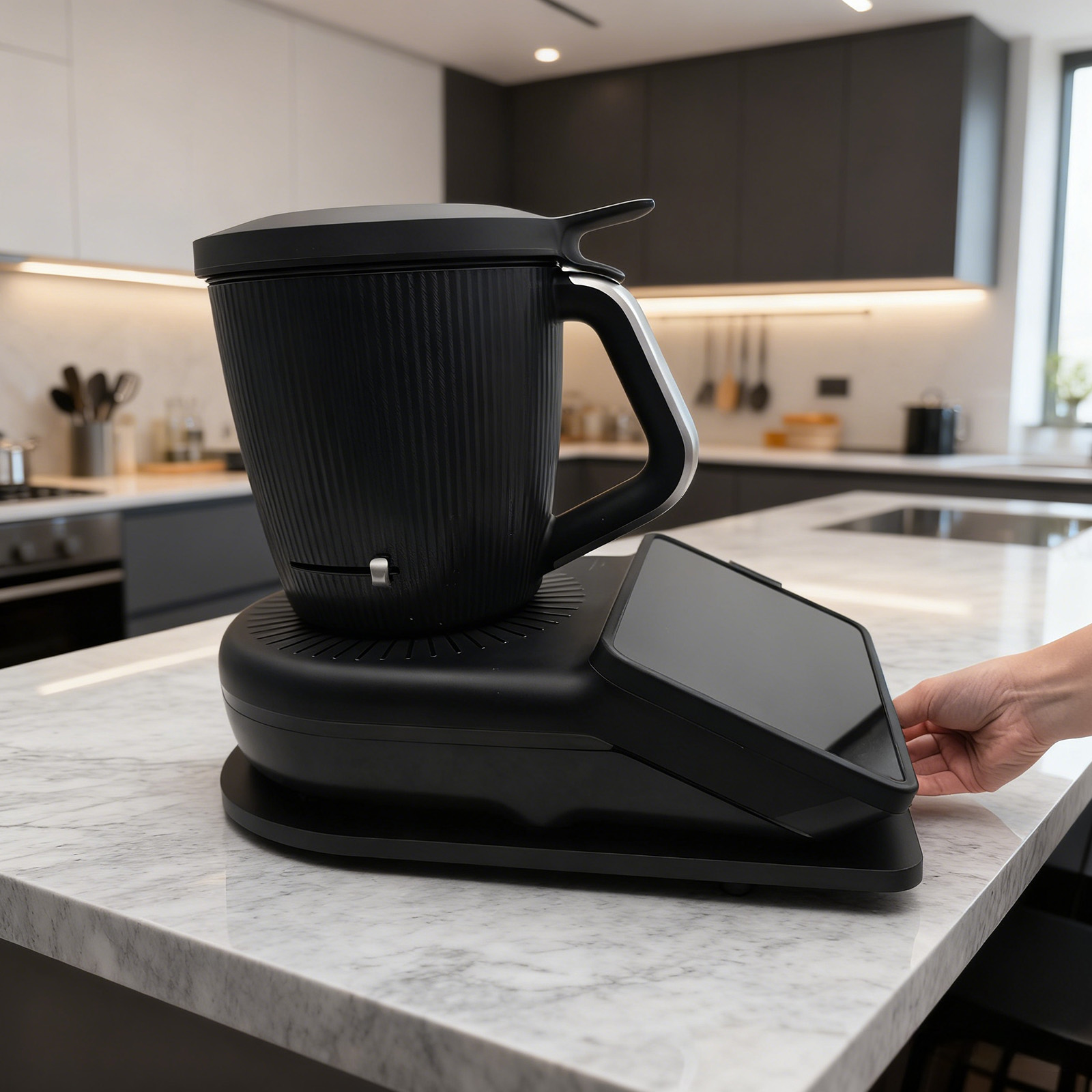 لوح منزلق Thermomix TM7 بعجلات - مراجعة Kitchen Gadgets Thermomix وسعره